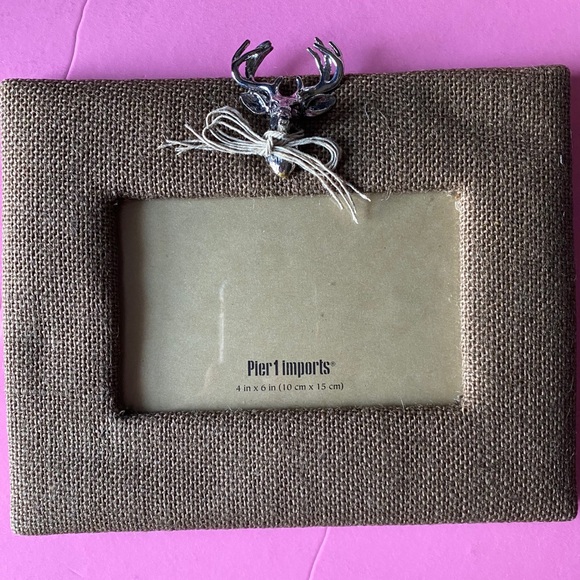 Pier 1 Deer Picture Frame - Picture 1 of 4